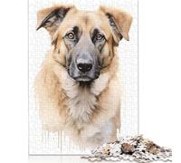 1000 Pieces Anatolian Shepherd Dog Puzzle Jigsaw Adults Jigsaw Difficulty Jigsaw Educational Game Toy Family Decoration 1000pcs (38x26cm)