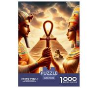 1000 Pieces Ancient Egypt Jigsaw Puzzle Adults Teens Fun Relaxation Activity Precision Fit Gift Box 70x50cm/1000pcs