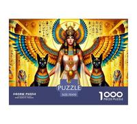 1000 Pieces Ancient Egypt Jigsaw Puzzle Adults Teens Fun Relaxation Activity Precision Fit Gift Box 70x50cm/1000pcs