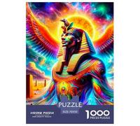 1000 Pieces Ancient Egypt Jigsaw Puzzle Adults Teens Fun Relaxation Activity Precision Fit Gift Box 70x50cm/1000pcs