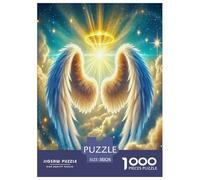 1000 Pieces Angel Wings Jigsaw Puzzles for Adults Challenging Game Jigsaw Puzzle Home Decoration for Adults And Kids Age 12 Years Up 38x26cm/1000pcs