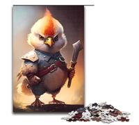 1000 Pieces Angry Chick Warrior Puzzle Game Jigsaw Puzzle for Adults Suitable for Couples for And Teenager Age 14 Years Up (75x50cm)