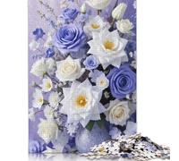 1000 Pieces Animal Art Flower for Adults Difficult Jigsaw Puzzles for Adults Family Fun Jigsaws Puzzles 1000pcs (75x50cm)
