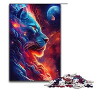 1000 Pieces Animal Nebula Lion Puzzles for Adults Impossible Puzzle Stress Reliever for And Teenager Age 14 And Up 1000 PCS(38x26cm)