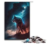 1000 Pieces Animal Nebula Wolf Puzzle Game Jigsaw Puzzle for Adults Suitable for Couples for And Teenager Age 14 Years Up 1000 PCS(75x50cm)