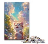 1000 Pieces Anime Cute Kitten Puzzle Game Jigsaw Puzzle for Adults Suitable for Couples for And Teenager Age 14 Years Up 1000PCS(38x26cm)