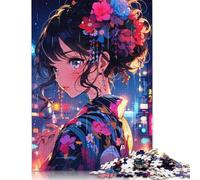 1000 Pieces Anime Fairy Jigsaw Puzzle Adults Difficulty Puzzles Educational Toy Games Family Decoration 1000pcs (75x50cm)