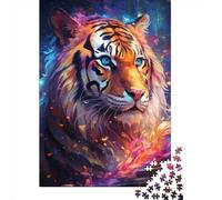 1000 Pieces Art Animal Tiger Jigsaw Puzzles for Adults Paper Puzzles for Adults Teenager Man Woman Gift 1000pcs (38x26cm)