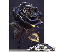 1000 Pieces Art Flowers for Adults Difficult Jigsaw Wooden Puzzle for Adults Christmas Eve Gifts 1000pcs (75x50cm)