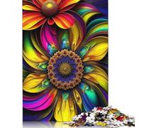 1000 Pieces Art Flowers Jigsaw Puzzles for Adults Paper Puzzles for Adults Teenager Man Woman Gift 1000pcs (38x26cm)