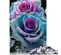 1000 Pieces Art Flowers Jigsaw Puzzles for Adults Wooden Puzzles for Adults Teenager Man Woman Gift 1000pcs (75x50cm)