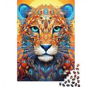 1000 Pieces Art Leopard Puzzle for Adults Paper Puzzles Jigsaw Puzzles for Adults Educational Game Challenge Toy 1000pcs (38x26cm)