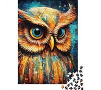 1000 Pieces Art Owl Animals Puzzle for Adults Wooden Puzzles Jigsaw Puzzles for Adults Educational Game Challenge Toy 1000pcs (75x50cm)