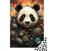 1000 Pieces Art Panda Animals Jigsaw Puzzles for Adults Paper Puzzle Educational Game for Adult Teenagers 1000pcs (38x26cm)