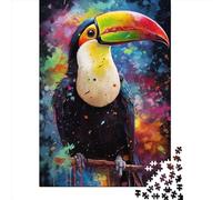 1000 Pieces Art Toucan Animals Jigsaw Puzzles for Adults Paper Puzzles for Adults Teenager Man Woman Gift 1000pcs (38x26cm)