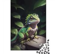 1000 Pieces Artistic Lizard Puzzles Jigsaw Adults Difficulty Jigsaw Puzzle Relaxing Games Toy 1000pcs (75x50cm)