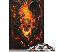 1000 Pieces Artistic Skeleton Puzzle for Adults Wooden Puzzles Jigsaw Puzzles for Adults Educational Game Challenge Toy 1000pcs (75x50cm)