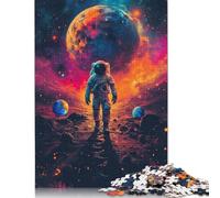 1000 Pieces Astronauts Under An Alien Planet Puzzles Jigsaw Adults Difficulty Puzzles Jigsaw Educational Games Toy Family Decoration 1000pcs (75x50cm)