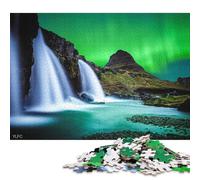 1000 Pieces Aurora Borealis Iceland Jigsaw Puzzle Puzzles for Teenagers Gifts for Adults 1000pcs (75x50cm)
