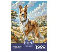 1000 Pieces Australian Shepherd Jigsaw Puzzles for Adults Educational Games Jigsaw Puzzle Home Decors for Adults Gifts 38x26cm/1000pcs