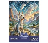 1000 Pieces Australian Silky Terrier Jigsaw Puzzles for Adults Educational Games Jigsaw Puzzle Home Decoration for The Whole for Women, Gifts for Men 38x26cm/1000pcs