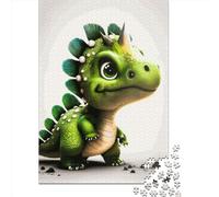 1000 Pieces Baby Dragon Jigsaw Puzzle, Creative Rectangular Paper Jigsaw Puzzles for Adults, Large Puzzles for Family Educational Game 1000pcs (38x26cm)
