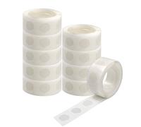 1000 Pieces Balloon Glue Dots Double Sided Adhesive Dots Stickers Tape for DIY Craft Party Decorations, 10 Rolls(100Pcs Per Roll)