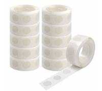 1000 Pieces Balloon Sticky Dots Double Sided Adhesive Dot Stickers Tape for DIY Craft Party Decorations, Sticky Dots,10 Rolls(100Pcs Per Roll)