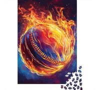 1000 Pieces Baseball Jigsaw Puzzle, Creative Rectangular Wooden Jigsaw Puzzles for Adults, Large Puzzles for Family Educational Game 1000pcs (75x50cm)