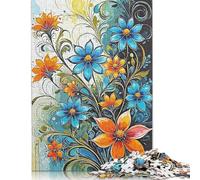 1000 Pieces Beautiful Flower for Adults Difficult Jigsaw Puzzles Paper Puzzles Paper Puzzles Game Toys for Adults 38x26cm/1000pcs