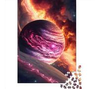 1000 Pieces Beautiful Space Landscape3 Jigsaw Puzzles for Adults Wooden Puzzles for Adults Teenager Man Woman Gift 1000pcs (38x26cm)