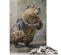 1000 Pieces Beaver Lighting Weights Puzzle for Adults Puzzles for Adults & Teenager Relax Puzzles Games 1000pcs (75x50cm)