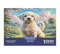 1000 Pieces Bedlington Terrier Jigsaw Puzzles for Adults Family Challenge Toys Jigsaw Puzzle Home Decors for The Whole for Women, Gifts for Men 70x50cm/1000pcs