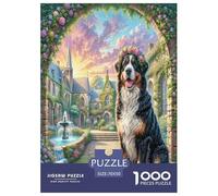 1000 Pieces Bernese Mountain Dog Jigsaw Puzzles for Adults Challenging Game Jigsaw Puzzle Home Decoration for The Whole for Women, Gifts for Men 70x50cm/1000pcs