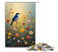1000 Pieces Birdsong And Flowers Puzzles for Adults Impossible Puzzle Stress Reliever for And Teenager Age 14 And Up 1000 PCS(75x50cm)