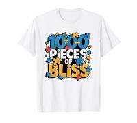 1000 Pieces Bliss Jigsaw Puzzle Scattered Graphic Piece T-Shirt