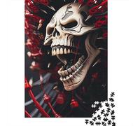 1000 Pieces Blood Red Shadow Creative Square Jigsaw Puzzles for Adults And Wooden Puzzles Challenging Game 1000pcs (75x50cm)