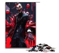 1000 Pieces Blood Red Shadow Puzzle Game Jigsaw for Adults Suitable for Couples for And Teenager Age 14 Years Up 75x50cm