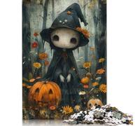 1000 Pieces Bohoo Ghost Witch Jigsaw Puzzles for Adults Paper Puzzles for Adults Teenager Man Woman Gift 1000pcs (75x50cm)