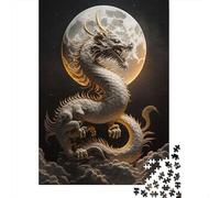 1000 Pieces Brave Dragon Jigsaw Puzzles for Adults Paper Puzzle Educational Game for Adult Teenagers 1000pcs (38x26cm)