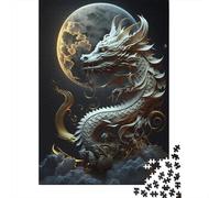 1000 Pieces Brave Dragon Puzzle for Adults Paper Puzzles Jigsaw Puzzles for Adults Educational Game Challenge Toy 1000pcs (38x26cm)