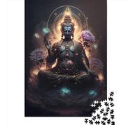 1000 Pieces Buddha 2 Puzzle for Adults Wooden Puzzles Jigsaw Puzzles for Adults Educational Game Challenge Toy 1000pcs (75x50cm)