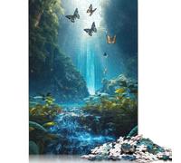 1000 Pieces Butterfly Dream Puzzle for Adults Wooden Puzzle Jigsaws for Adults Educational Game for Adult Teenagers 1000pcs (75x50cm)