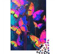 1000 Pieces Butterfly Jigsaw Puzzles for Adults Wooden Puzzle Educational Game for Adult Teenagers 1000pcs (75x50cm)