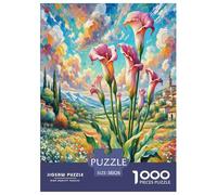 1000 Pieces Calla Lily Jigsaw Puzzles for Adults Challenging Game Jigsaw Puzzle Home Decoration for Adults Gifts 38x26cm/1000pcs