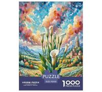 1000 Pieces Calla Lily Jigsaw Puzzles for Adults Educational Games Jigsaw Puzzle Home Decoration for Adults And Kids Age 12 Years Up 70x50cm/1000pcs
