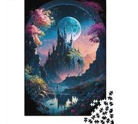1000 Pieces Castle3 Jigsaw Puzzle, Creative Rectangular Paper Jigsaw Puzzles for Adults, Large Puzzles for Family Educational Game 1000pcs (38x26cm)