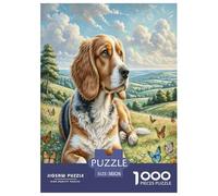 1000 Pieces Cavalier King Charles Spaniel Jigsaw Puzzles for Adults Family Challenge Toys Jigsaw Puzzle Home Decors for The Whole for Women, Gifts for Men 38x26cm/1000pcs