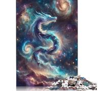 1000 Pieces Celestial Stardust Dragon for Adults Difficult Jigsaw Paper Puzzle for Adults Christmas Eve Gifts 1000pcs (38x26cm)