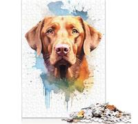 1000 Pieces Chesapeake Bay Retriever Puzzles Jigsaw Adults Difficulty Jigsaw Puzzle Relaxing Games Toy 1000pcs (75x50cm)